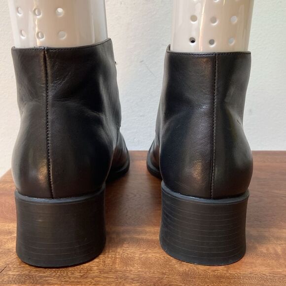 Women Leather Button Boots Size 10 - Picture 6 of 11